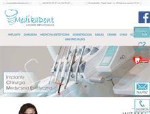 Tablet Screenshot of medikadent.pl